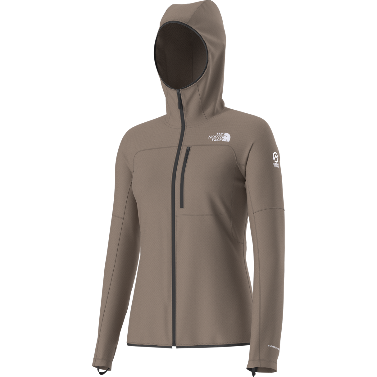 The North Face - Summit Futurefleece full-zip Hoodie da donna - Garnet - vista alternativa 2