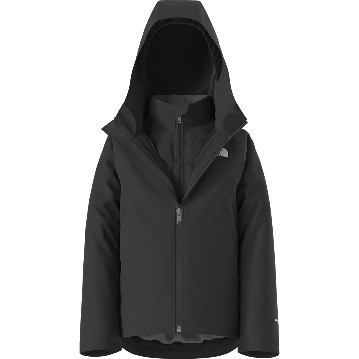 The North Face - Kid Perrito 4-n-1 Hooded Jacket - TNF BLACK - vista principale