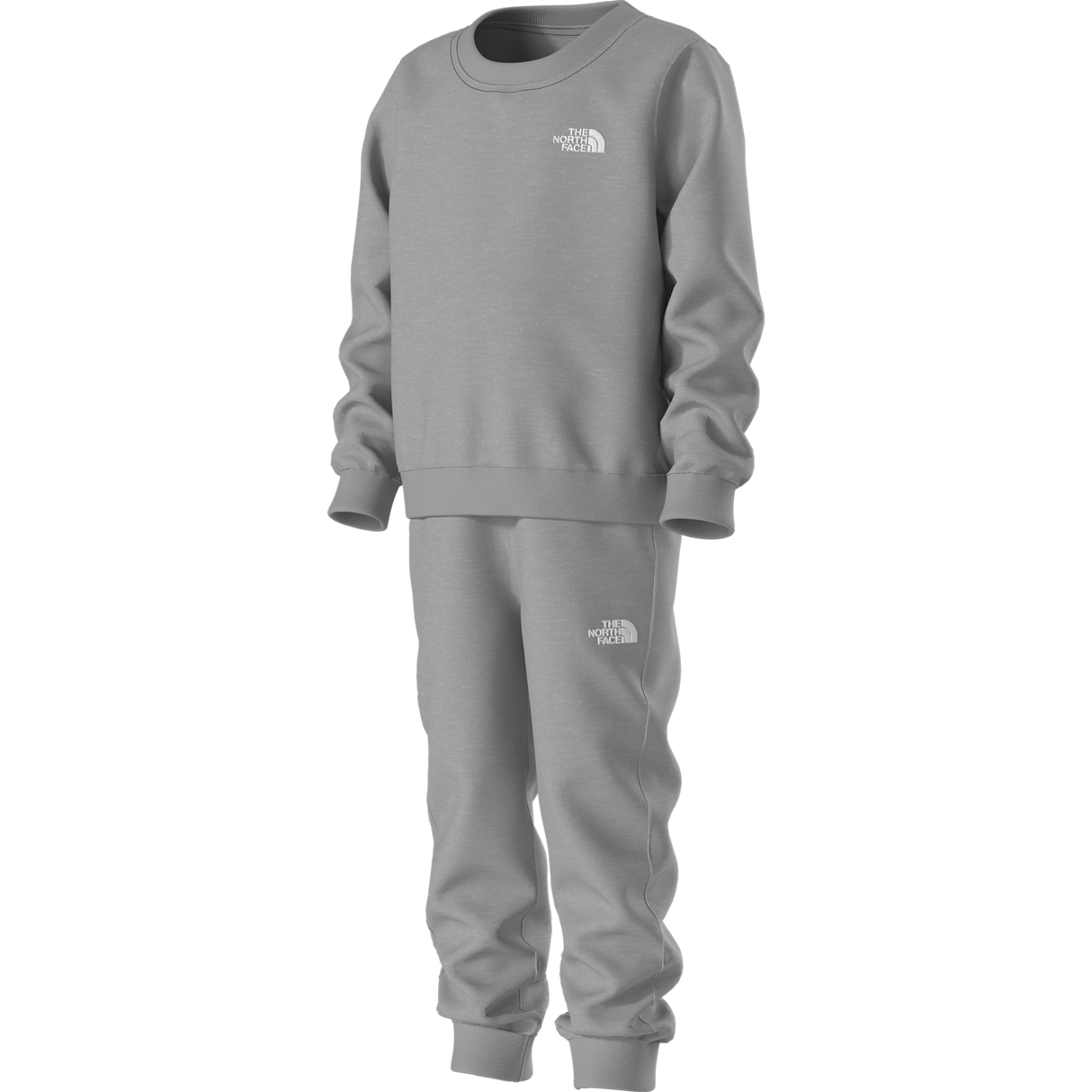 The North Face - Kid Evolution Simple Dome Crew Set - TNF Pale Grey Heather - vista alternativa 12