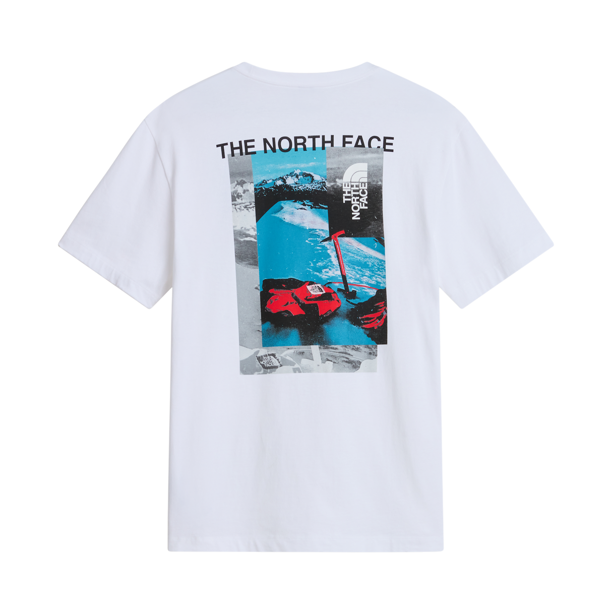 The North Face - Apex '75 Collage Relaxed Ss Tee da uomo - TNF WHITE - vista alternativa 1