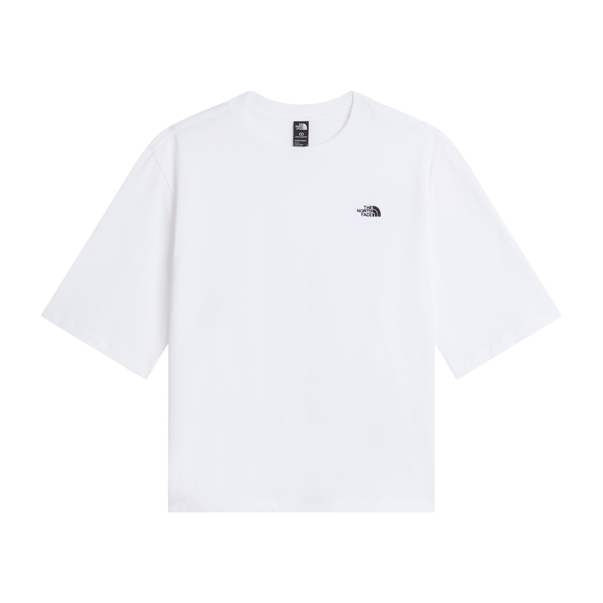 The North Face - Tnf Essential Simple Dome Boxy Rlx Ss Smokey da donna - TNF WHITE - vista principale