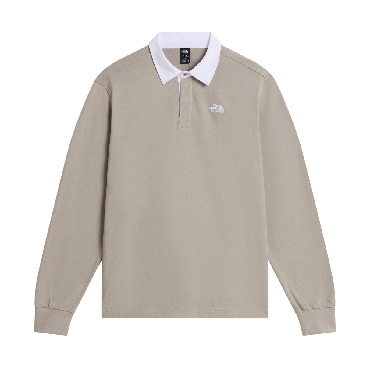 The North Face - Vista Rugby Long Sleeve Shirt da uomo - Stone Slab - vista principale