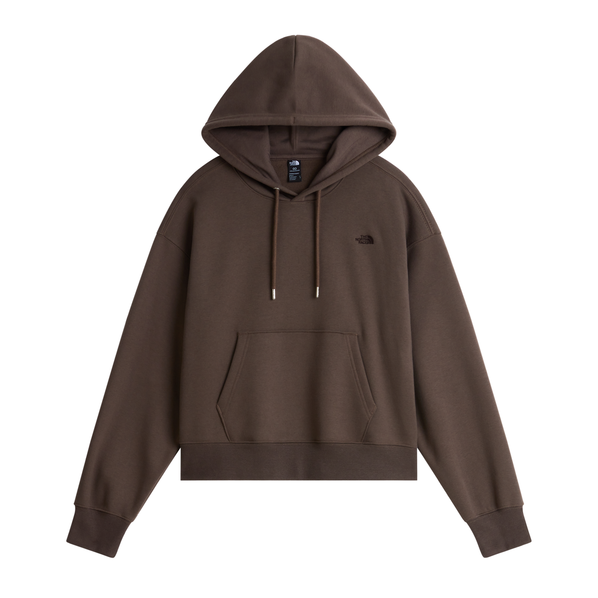 The North Face - Tnf Essential Simple Dome Boxy Os Hood da donna - Smokey Brown - vista principale