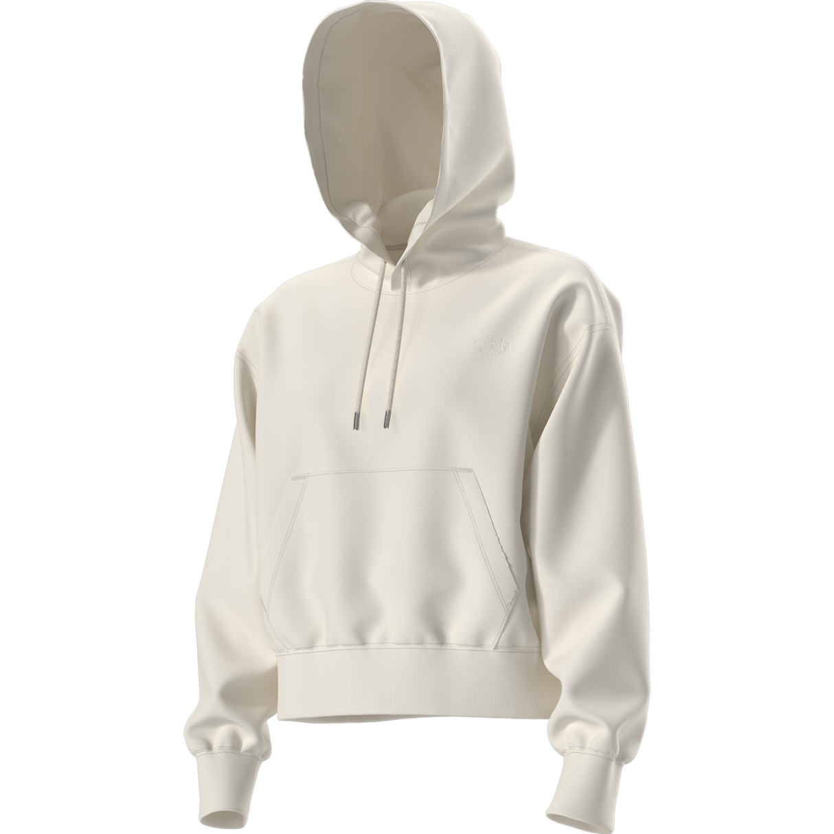 The North Face - Tnf Essential Simple Dome Boxy Os Hood da donna - White Dune/White Dune - vista alternativa 2