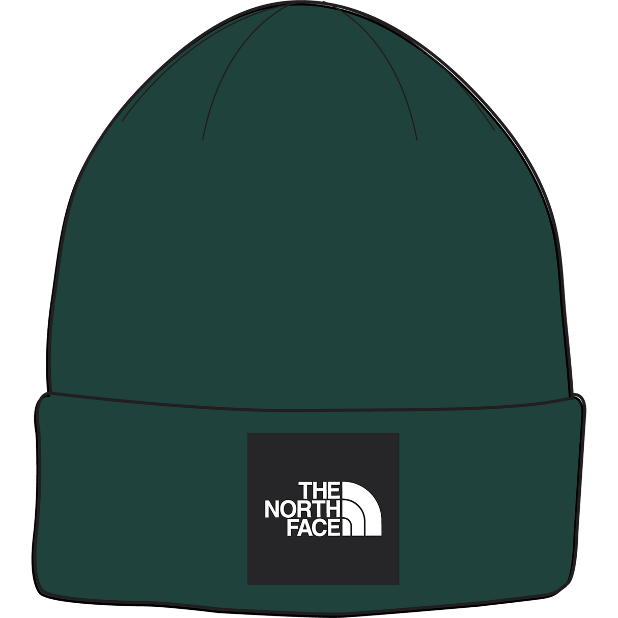 The North Face - Dock Worker Recycled Beanie Hunter Green unisex - Hunter Green - vista alternativa 10