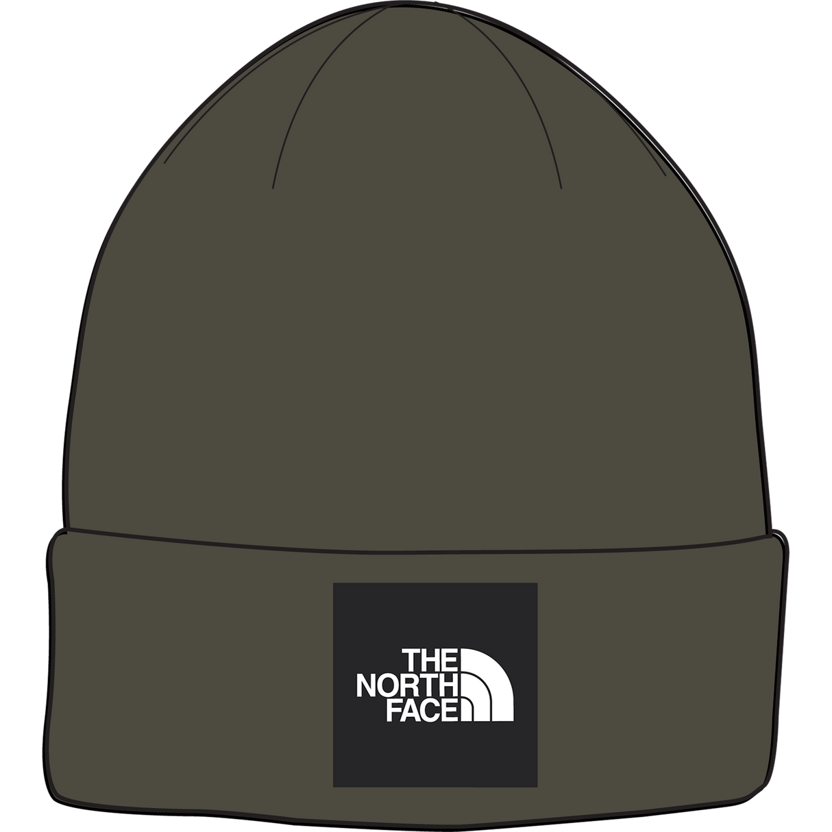 The North Face - Dock Worker Recycled Beanie Hunter Green unisex - NEW TAUPE GREEN - vista alternativa 10