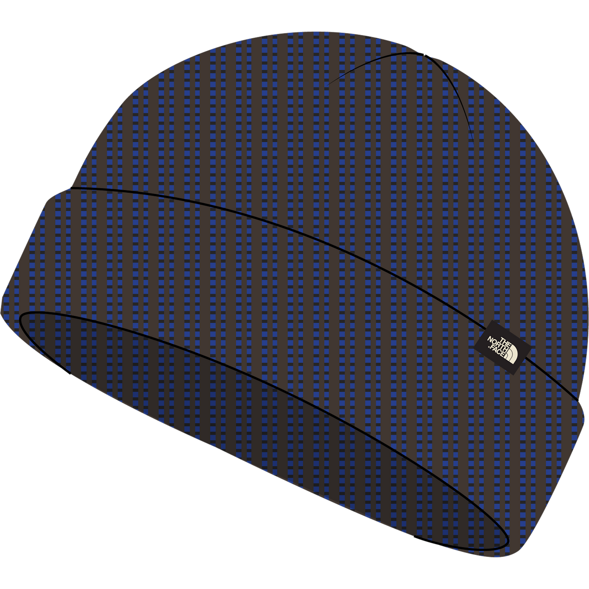 The North Face - TNF Fisherman Beanie Citrine Yellow Multi unisex - TNF BLUE MULTI - vista alternativa 10