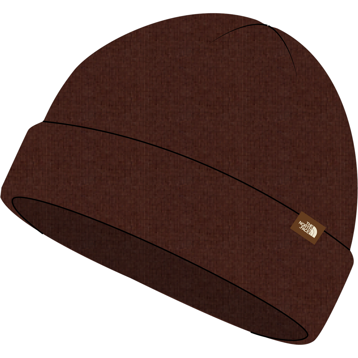 The North Face - Merino Wool Beanie Smokey Brown/Donegal unisex - Oxblood - vista alternativa 10