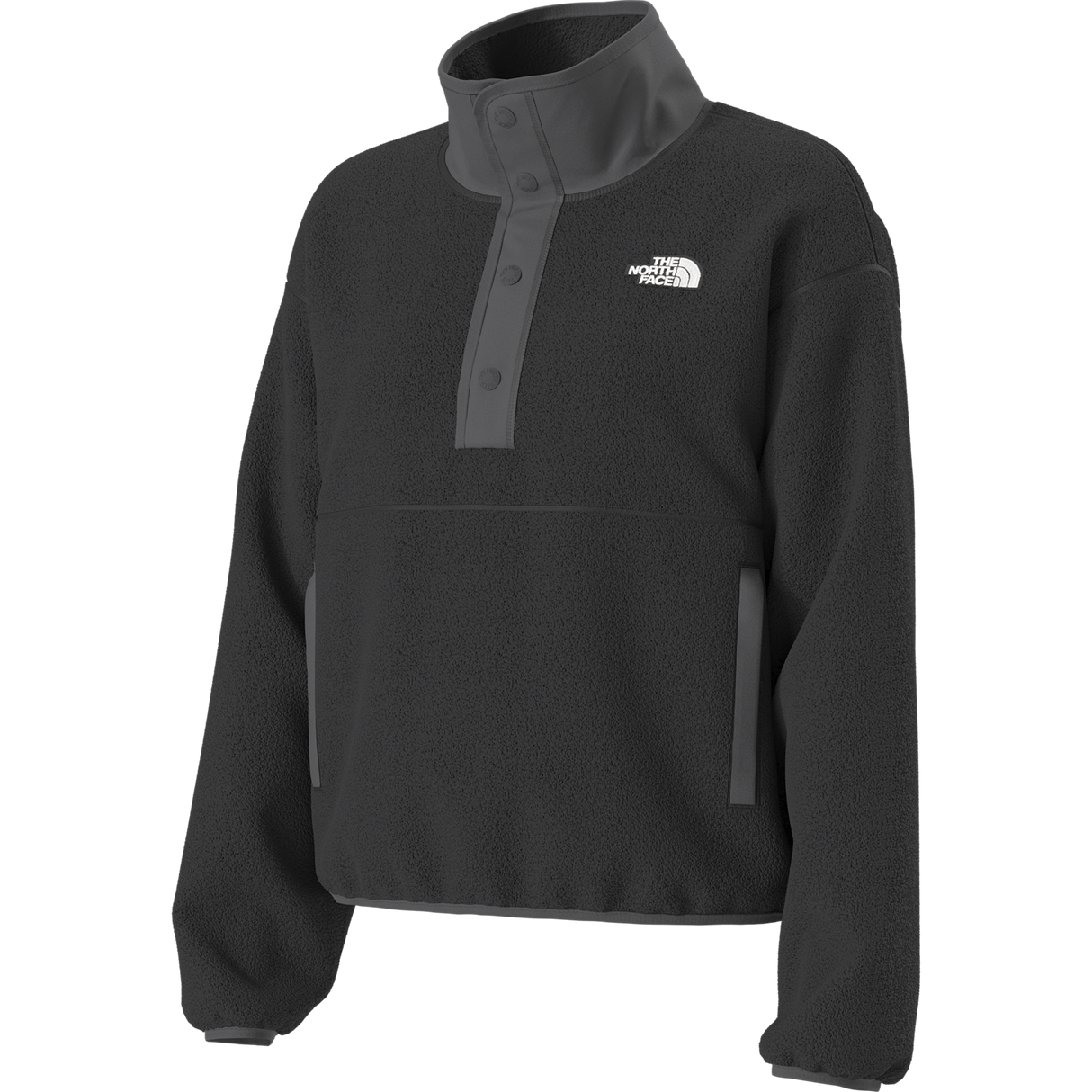The North Face - Cragmont Snap 1/2 Fleece Jacket da donna - TNF BLACK/ANTHRACITE GR - vista alternativa 12