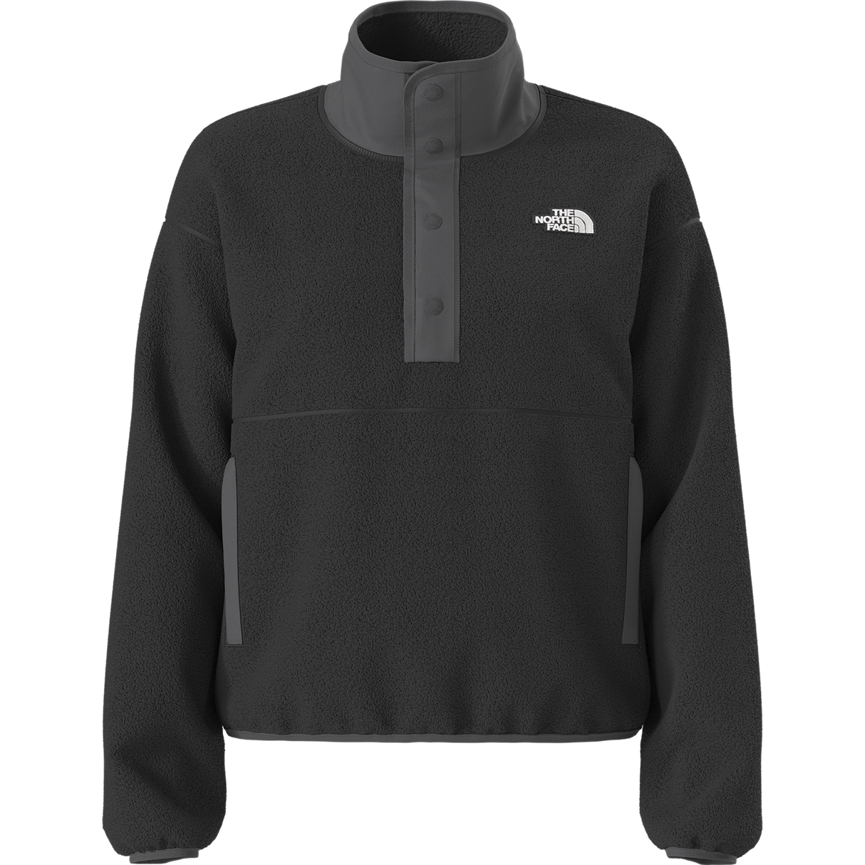 The North Face - Cragmont Snap 1/2 Fleece Jacket da donna - TNF BLACK/ANTHRACITE GR - vista principale