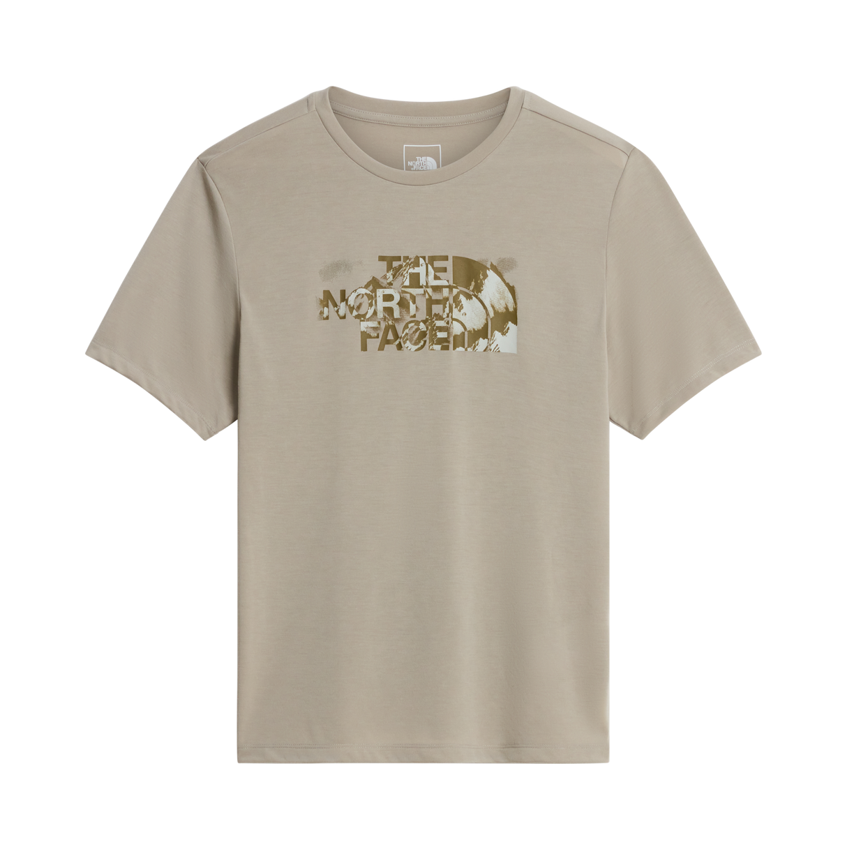 The North Face - Foundation Short Sleeves T-shirt-graph da uomo - Stone Slab - vista principale