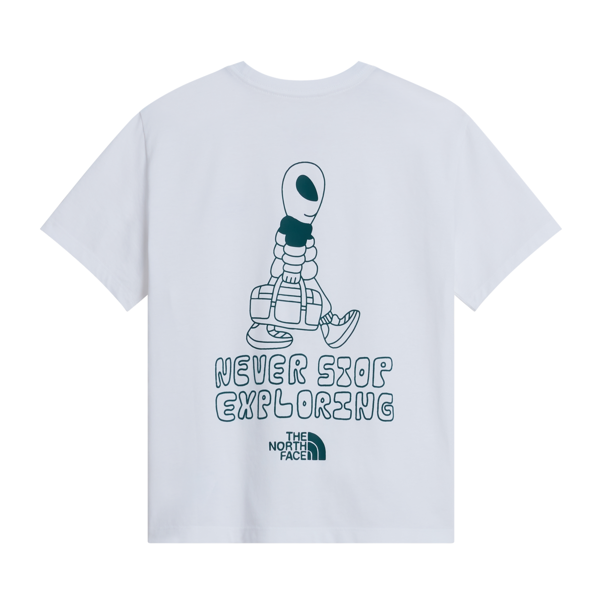 The North Face - Teen Alien Relaxed Ss Tee - Graphic - TNF WHITE - vista alternativa 1