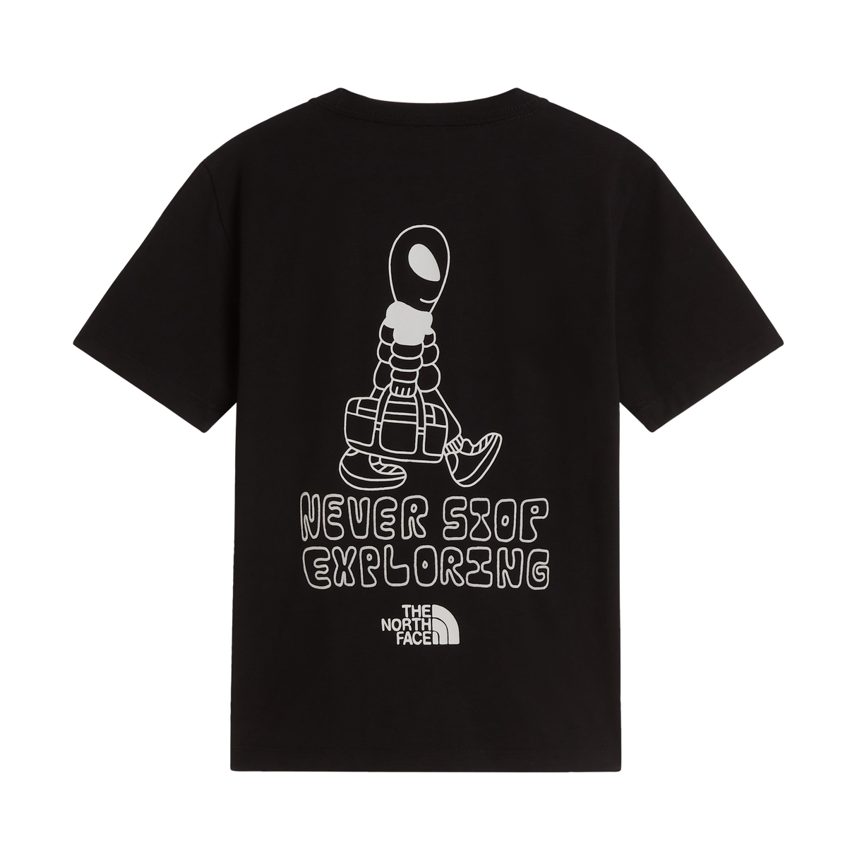 The North Face - Teen Alien Relaxed Ss Tee - Graphic - TNF BLACK - vista alternativa 1
