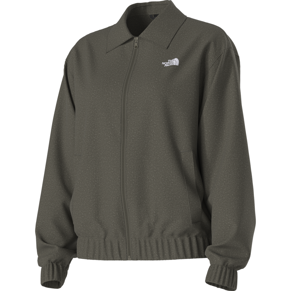 The North Face - Fleece Collared Jacket Smoked Pearl da donna - NEWTAUPGNBLKHTR - vista alternativa 12