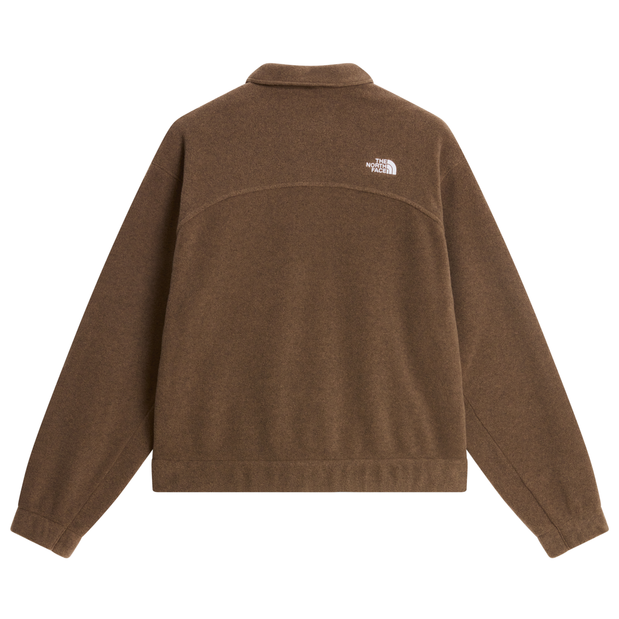 The North Face - Fleece Collared Jacket Smoked Pearl da donna - LOGOREPEATPRINT - vista alternativa 1