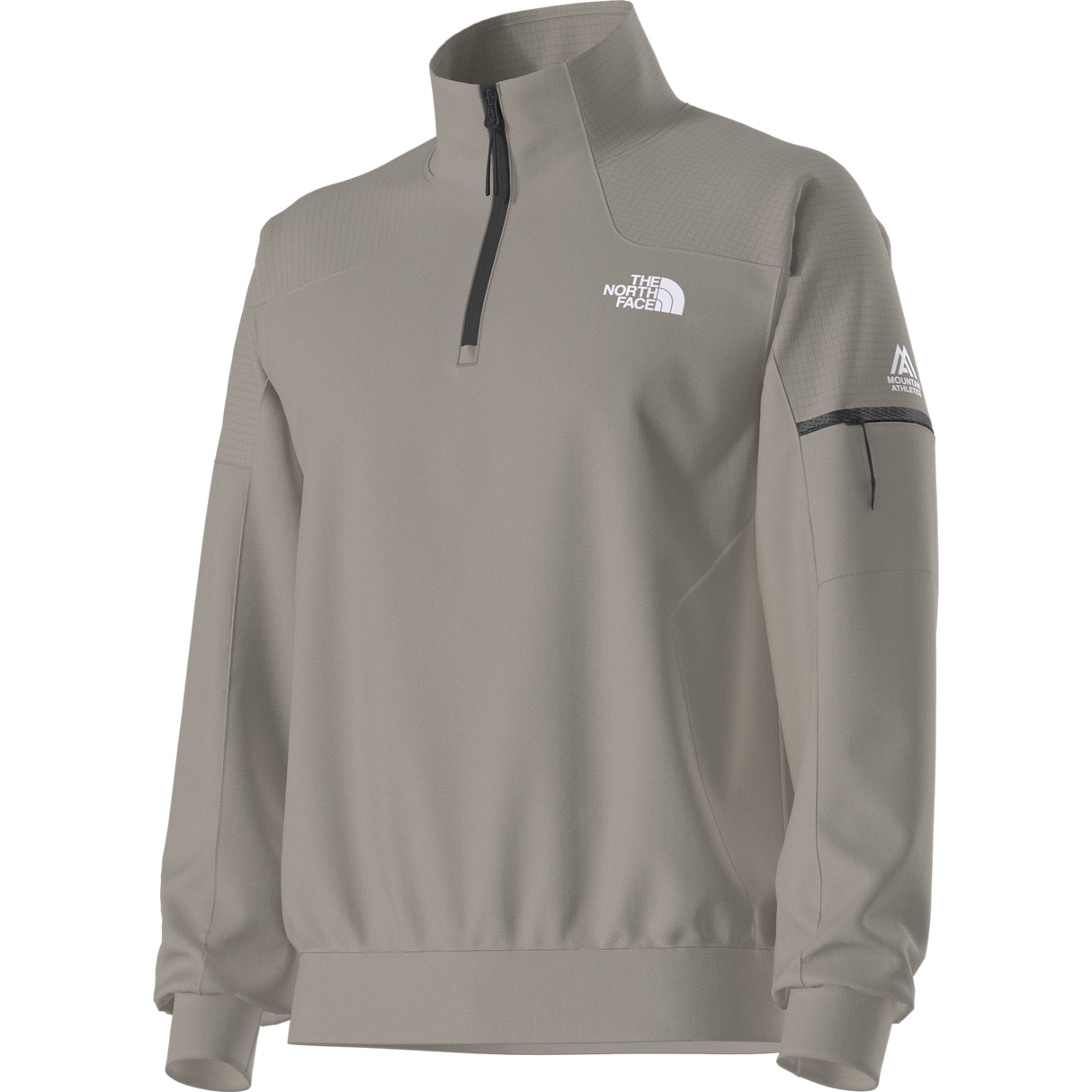 The North Face - Mountain Athletics 1/4 Zip Fleece 2.0 da uomo - Stone Slab - vista alternativa 12