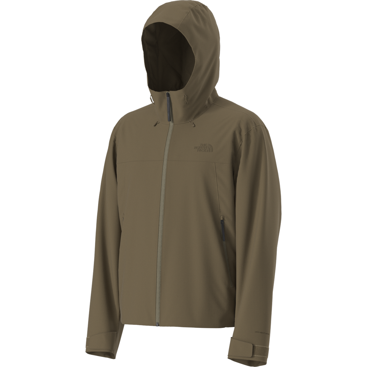 The North Face - TNF Range LT Hooded Jacket Caraway Seed da uomo - TNFBLK/BRNNRABL - vista alternativa 2