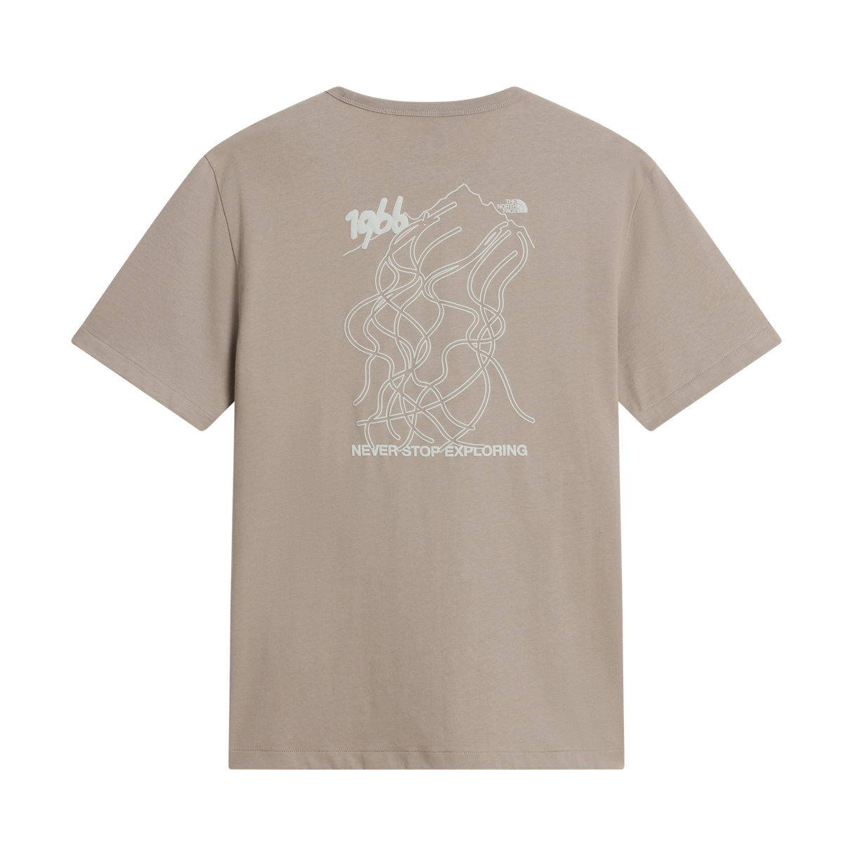 The North Face - Nse Slopes Rlx Ss Tee-graphic unisex - Stone Slab - vista alternativa 1