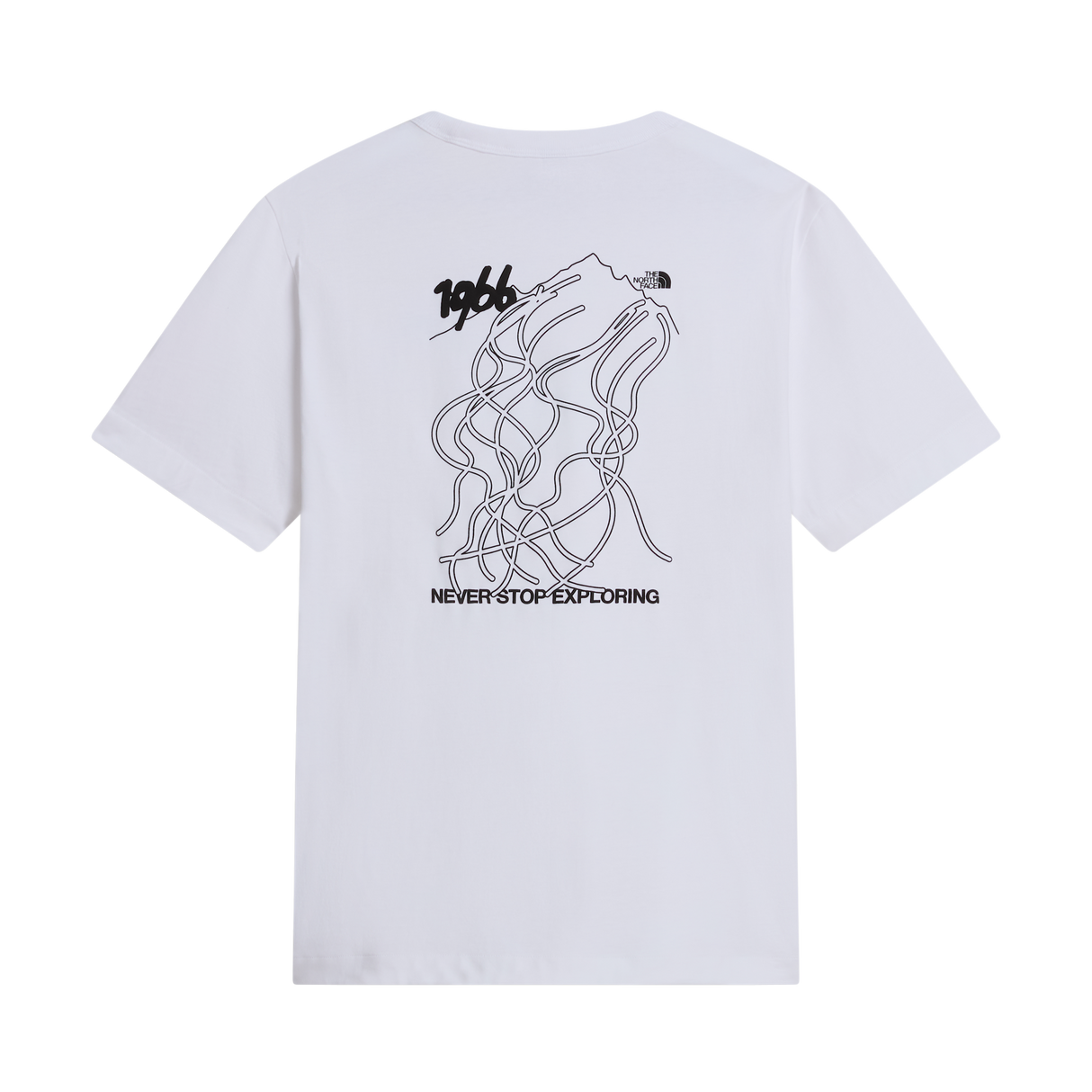 The North Face - Nse Slopes Rlx Ss Tee-graphic unisex - TNF WHITE - vista alternativa 1