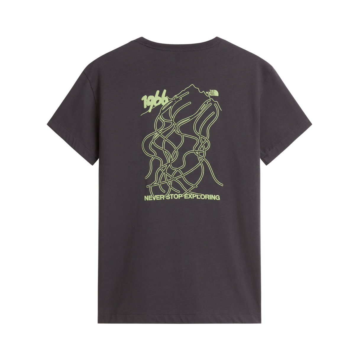 The North Face - Nse Slopes Rlx Ss Tee-graphic unisex - ANTHRACITE GREY - vista alternativa 1