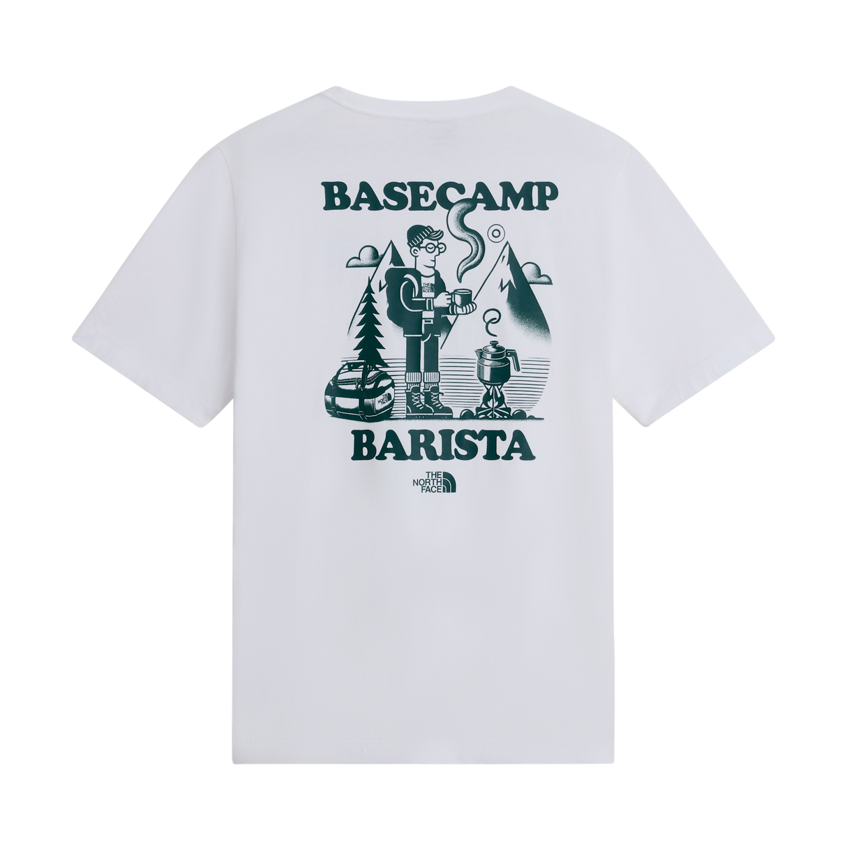 The North Face - Basecamp Barista Rlx SS Tee-Graphic Caraway unisex - TNFNAVY/MISTBLU - vista alternativa 1