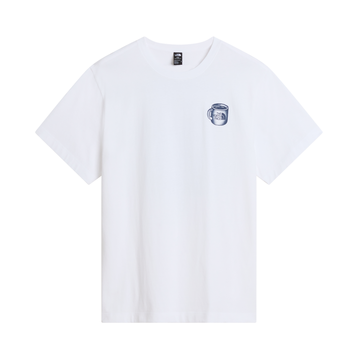The North Face - Basecamp Barista Rlx SS Tee-Graphic Caraway unisex - TNF White/Summit Navy - vista principale