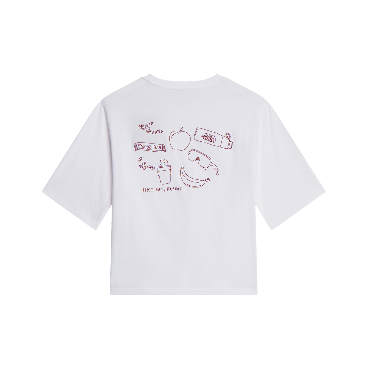 The North Face - Hike Picnic Boxy Ss Tee-graphic da donna - TNF WHITE - vista alternativa 1