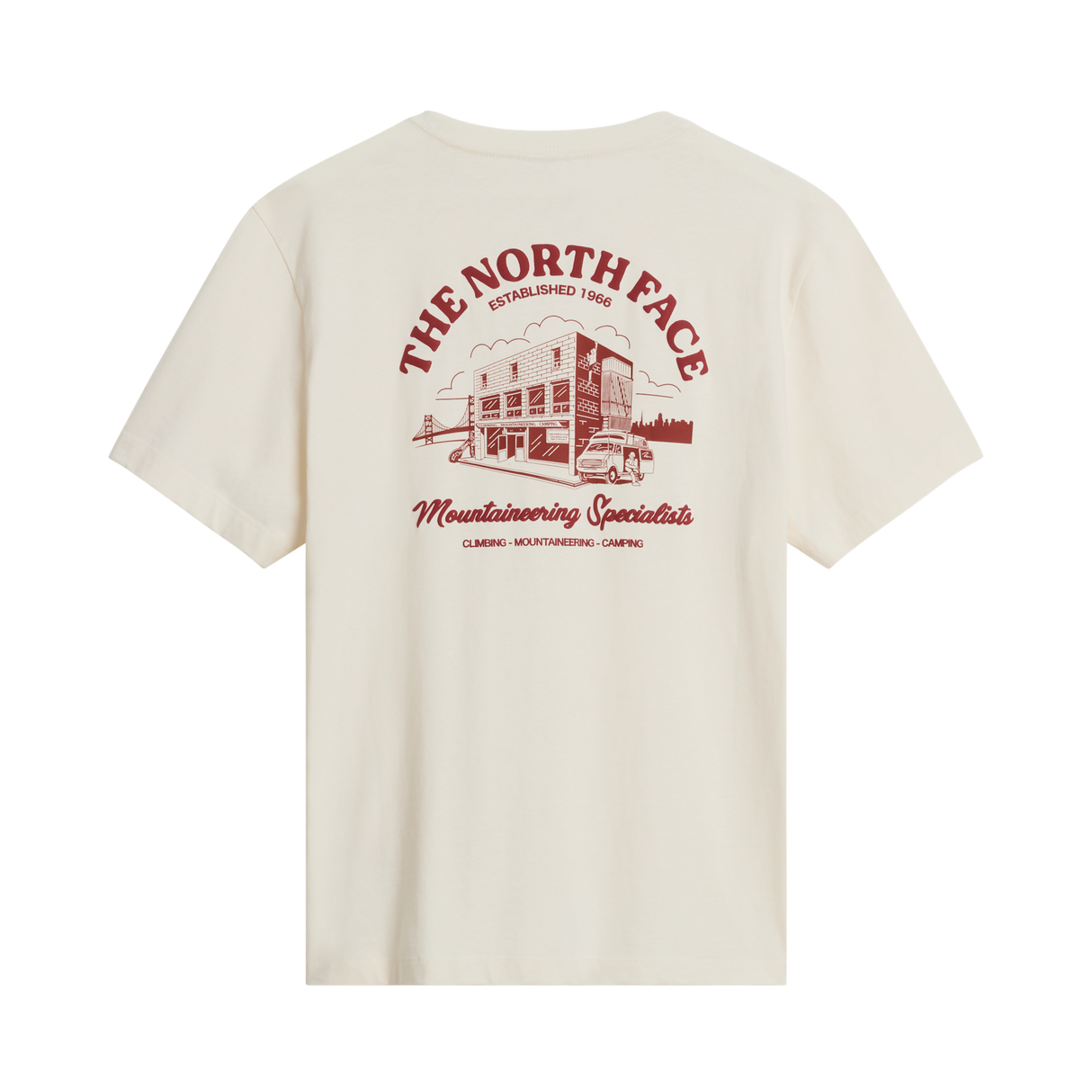 The North Face - Og Store Rlx Ss Tee-graphic unisex - WHITE DUNE - vista alternativa 1