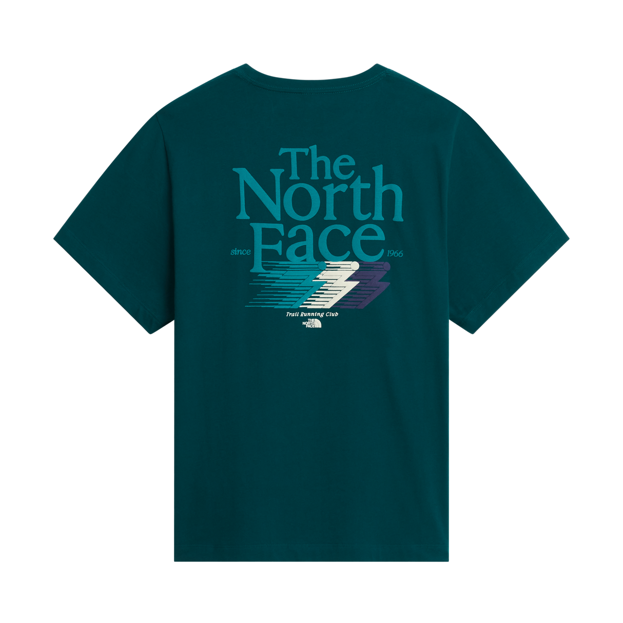 The North Face - Retro Trail Rlx Ss Tee-graphic da uomo - Pacific Teal - vista alternativa 1