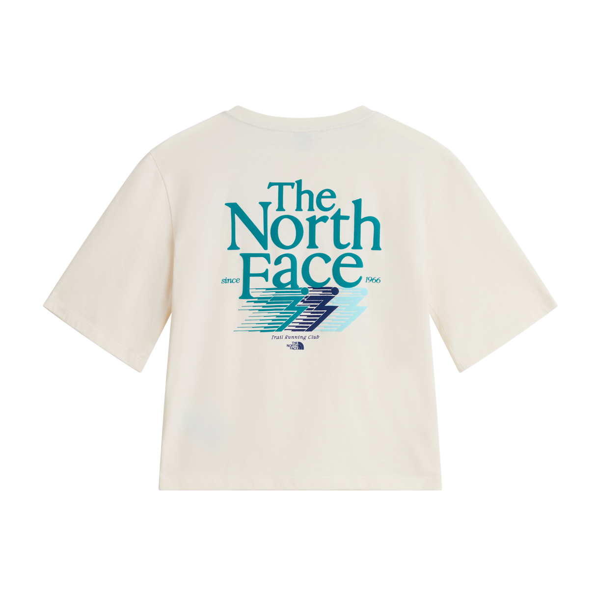 The North Face - Retro Trail Boxy Ss Tee-graphic da donna - WHITE DUNE - vista alternativa 1