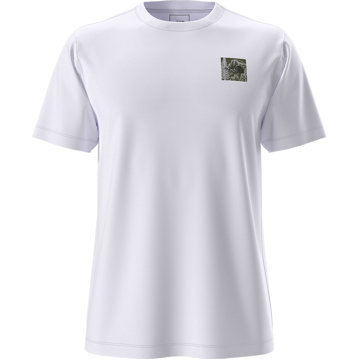 The North Face - Monte Reg Ss Tee-graphic da uomo - TNF WHITE - vista alternativa 11