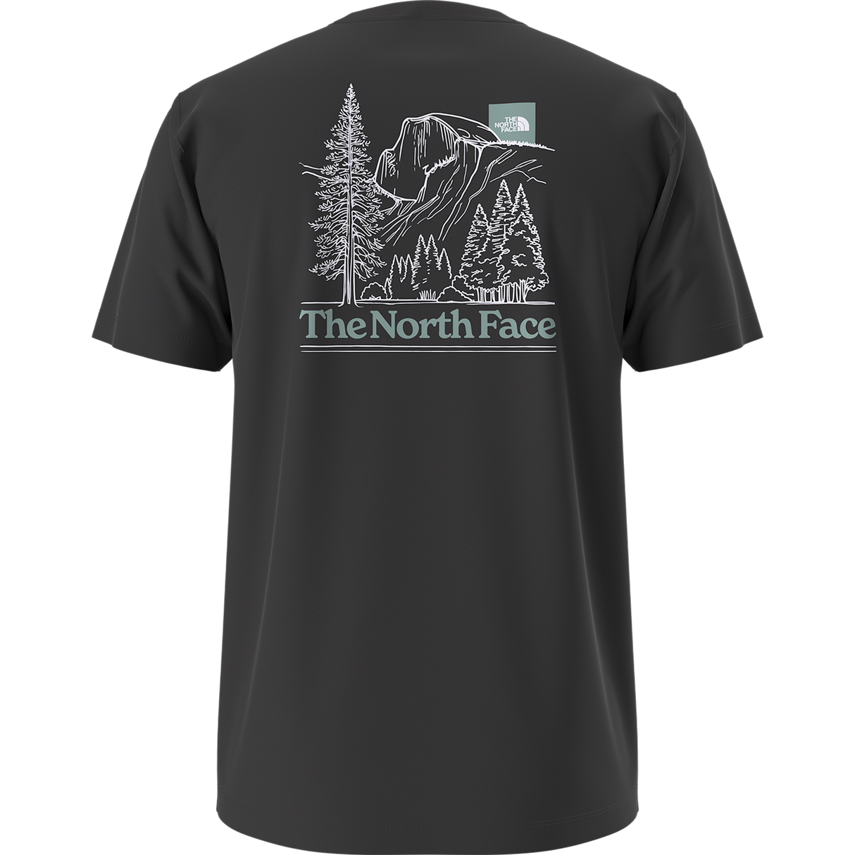 The North Face - Monte Reg Ss Tee-graphic da uomo - TNF BLACK - vista alternativa 10