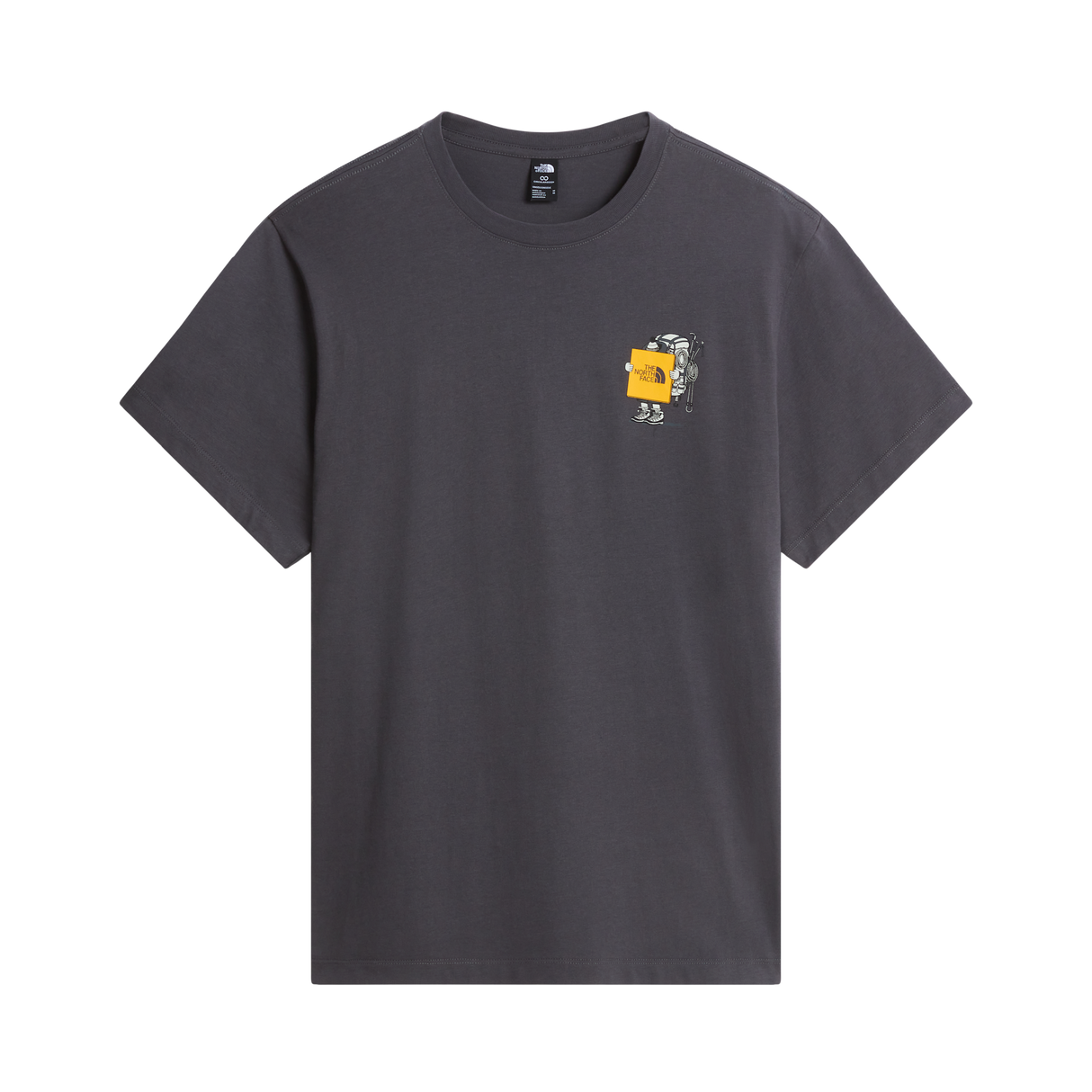 The North Face - Gear Up Get Out Rlx Ss Tee-graphic unisex - ANTHRACITE GREY - vista principale