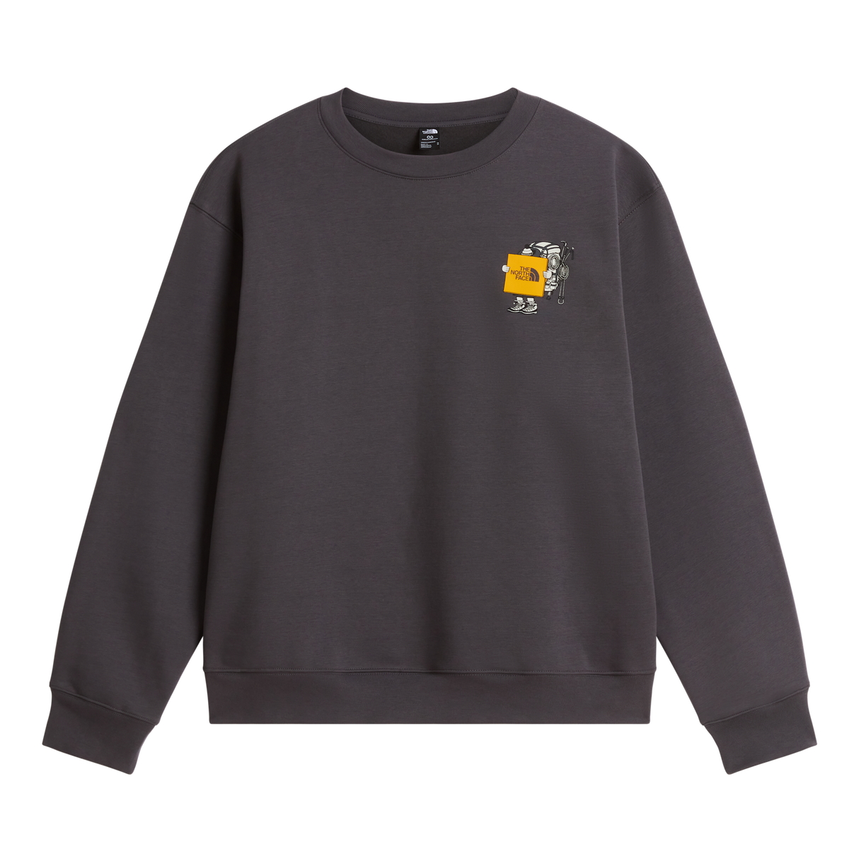 The North Face - Gear Up Get Out Rlx Crew-graphic unisex - ANTHRACITE GREY - vista principale
