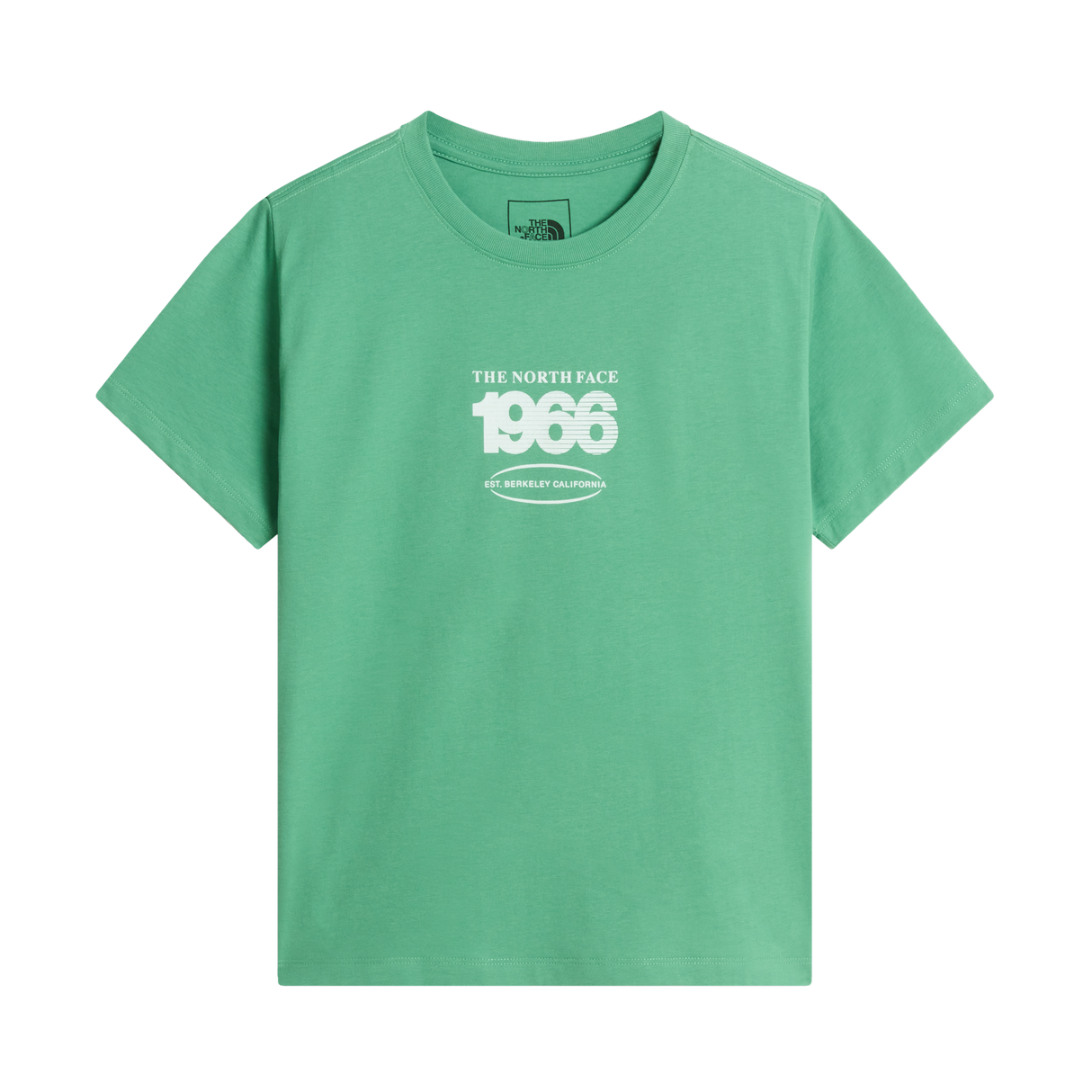 The North Face - Teen Track Relaxed Short Sleeve Tee - Gr - Dimmed Algae - vista principale