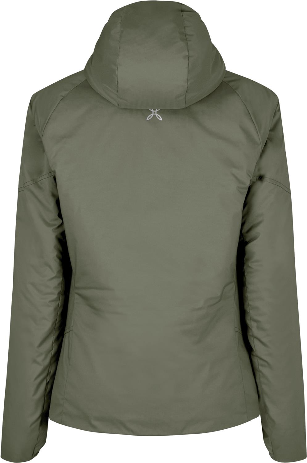 Montura - DOLOMITI HOODED JACKET WOMAN — VERDE SALVIA/VINACCIA — Vista posteriore 3