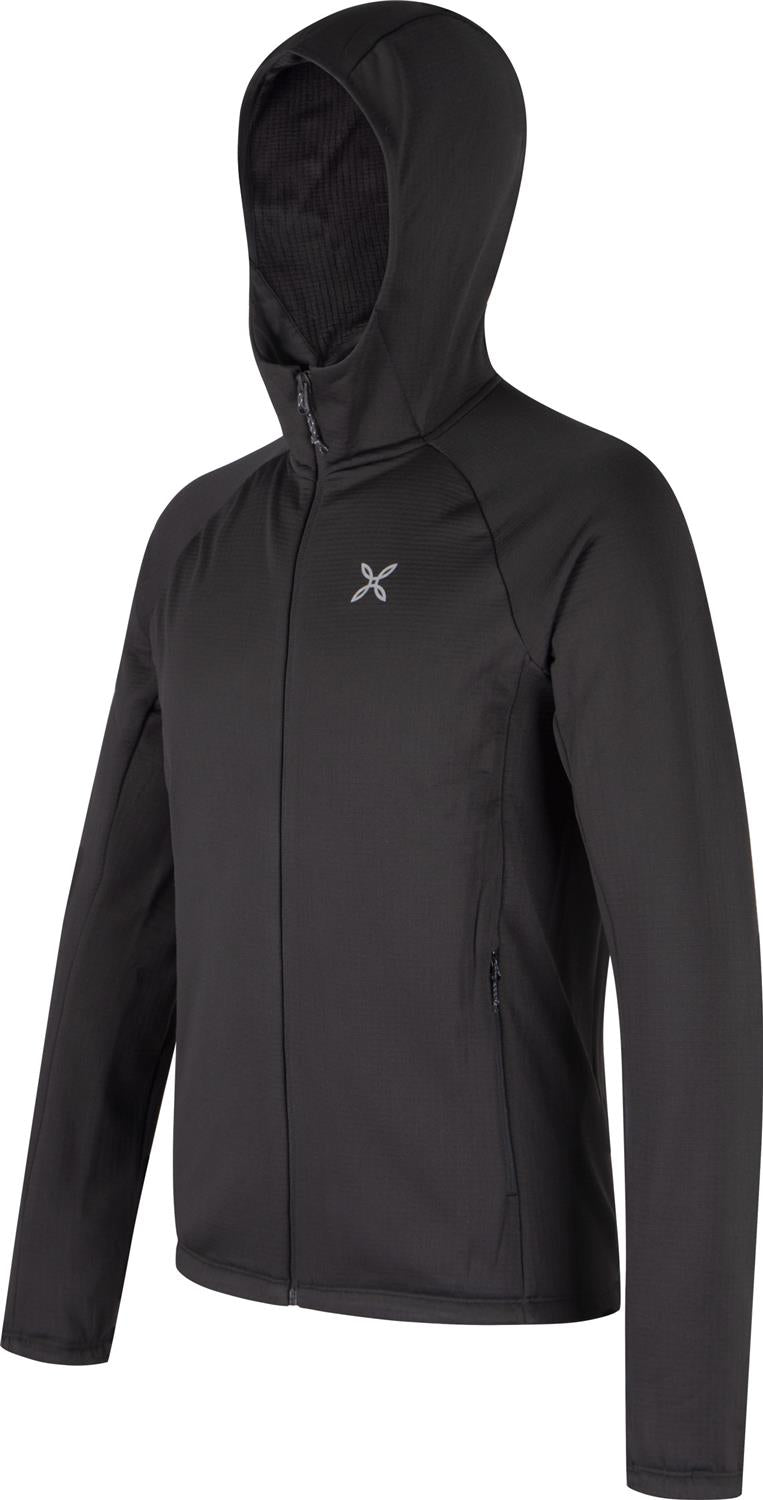 Montura - FADIS GRID HOODED MAGLIA — BLACK — Immagine 2