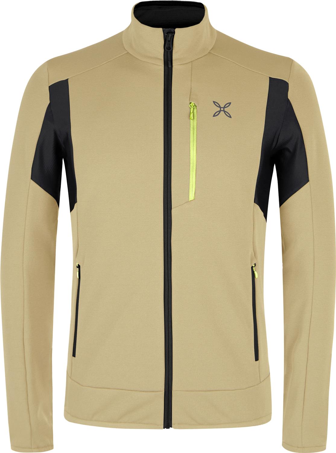 Montura - STRETCH 2 MAGLIA — DESERT BEIGE/SUNNY LIME — Vista frontale 1