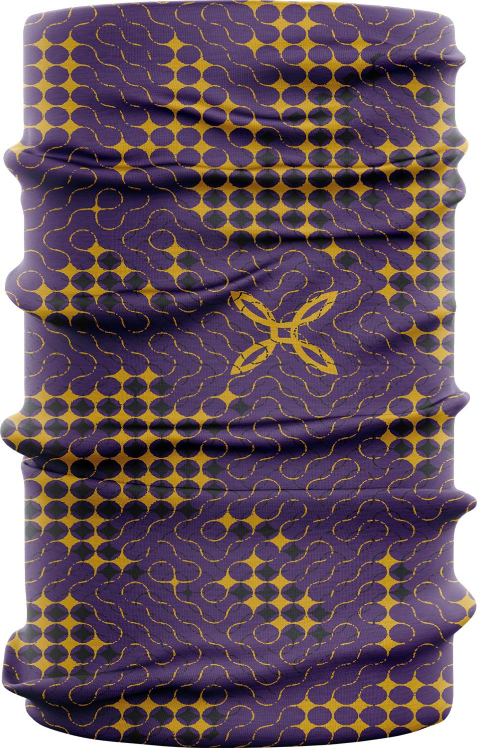 Montura - SNOW NECK TUBE — PETUNIA/MUSTARD — Vista frontale 1