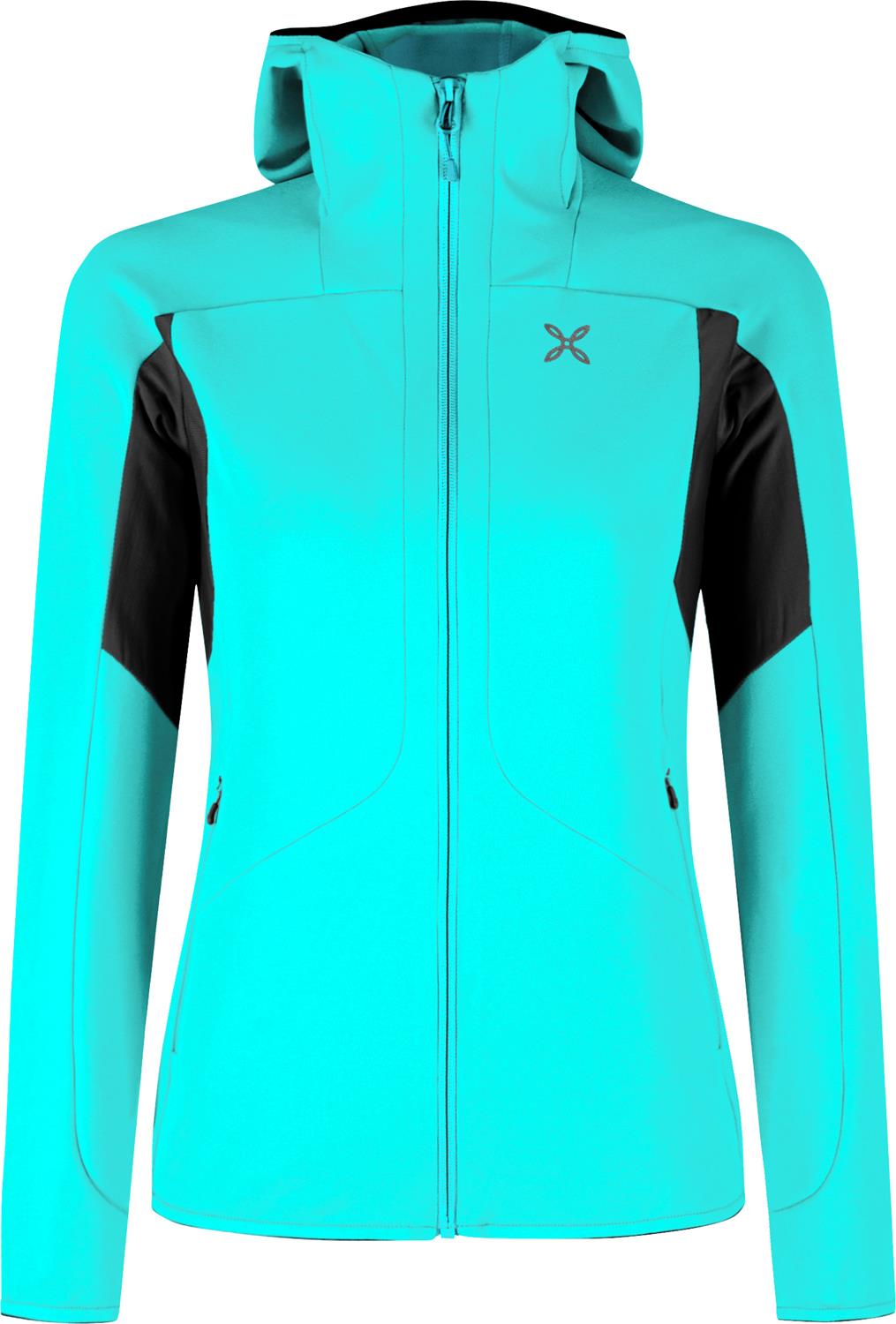 Montura - SMOOTH 2 HOODED MAGLIA WOMAN — TURQUOISE — Vista frontale 1