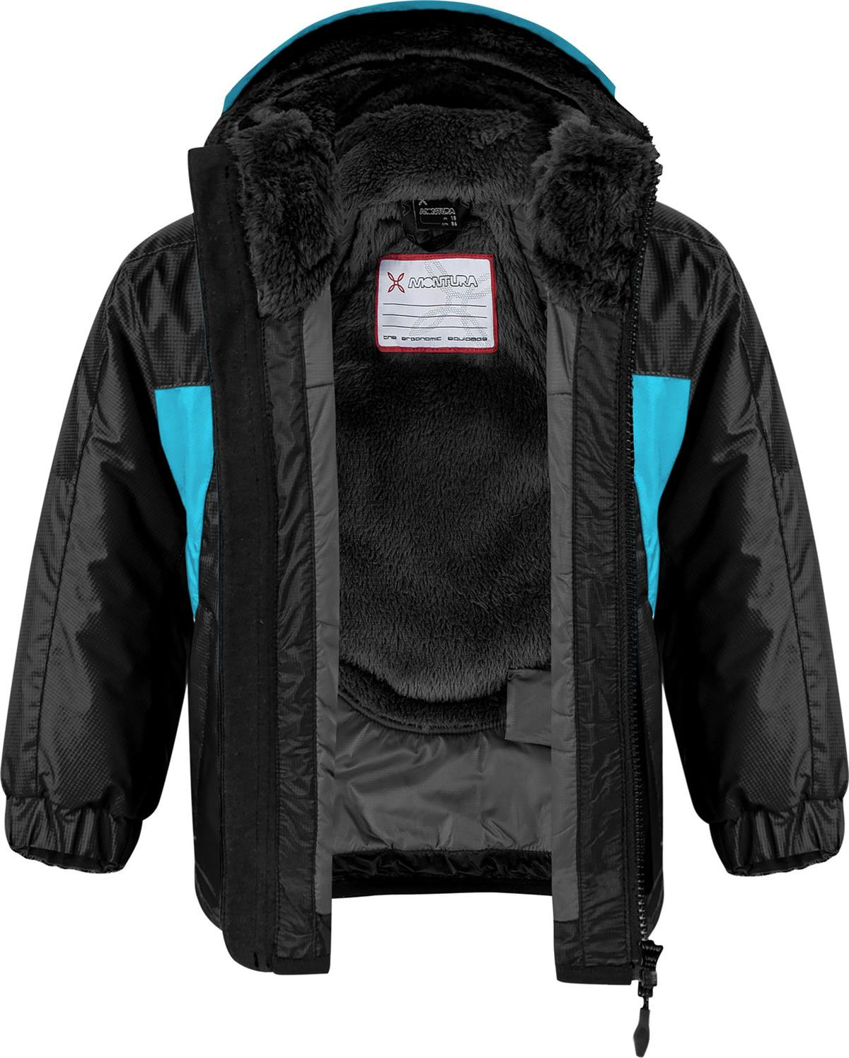 Montura - SNOW 2 JACKET BABY — BLACK/TURQUOISE — Immagine 4