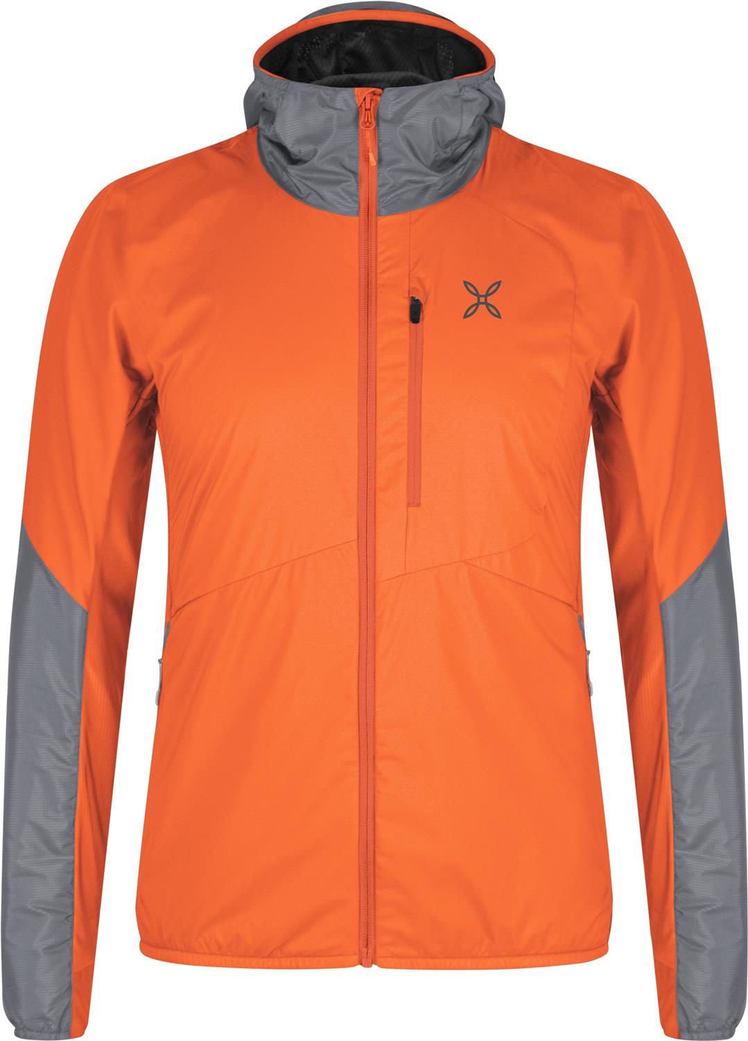 Montura - ALPHA EVO JACKET — ORANGE/MID GREY — Vista frontale 1