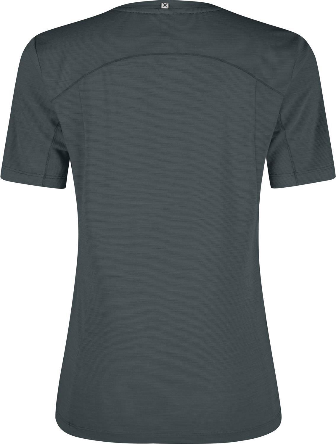 Montura - MERINO MIX T-SHIRT WOMAN — ANTRACITE — Vista posteriore 2