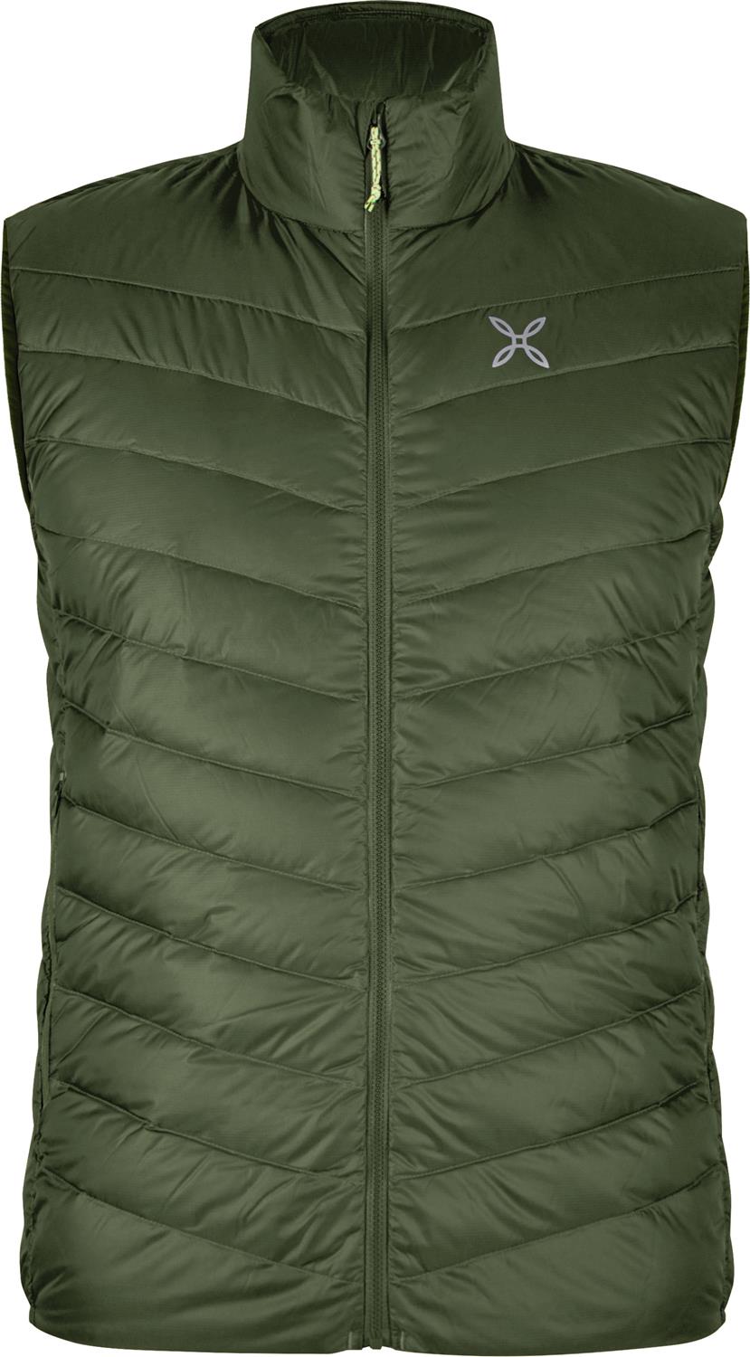 Montura - BREEZE DUVET VEST — VERDE SALVIA/SUNNY LIME — Vista frontale 1