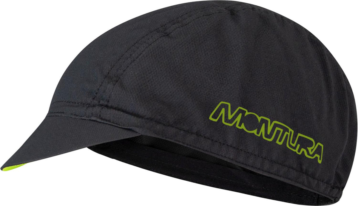 Montura - UP CAP — BLACK/VERDE LIME — Vista frontale 1