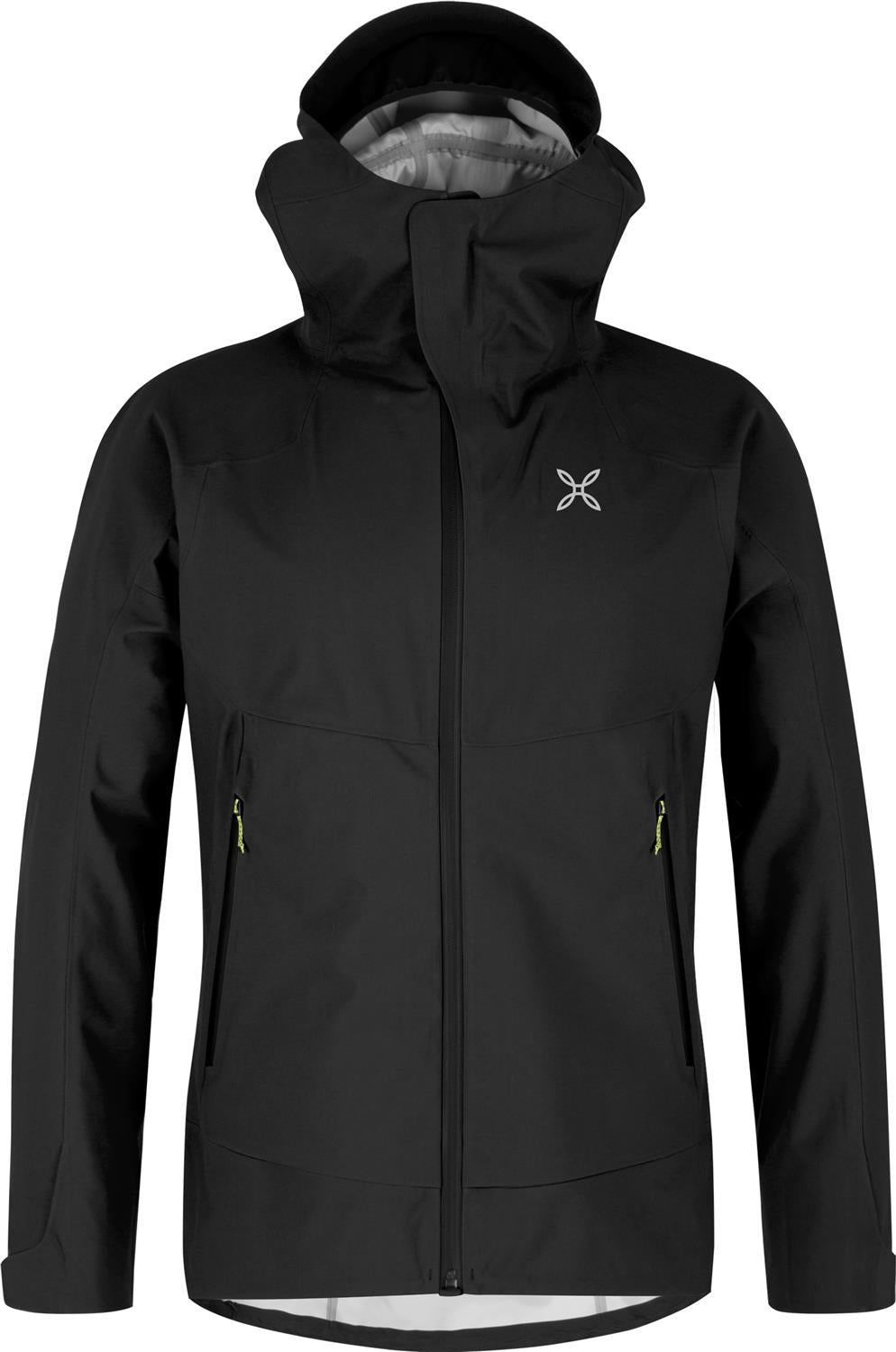 Montura - LAND PROMETEO JACKET — BLACK/SUNNY LIME — Vista frontale 1