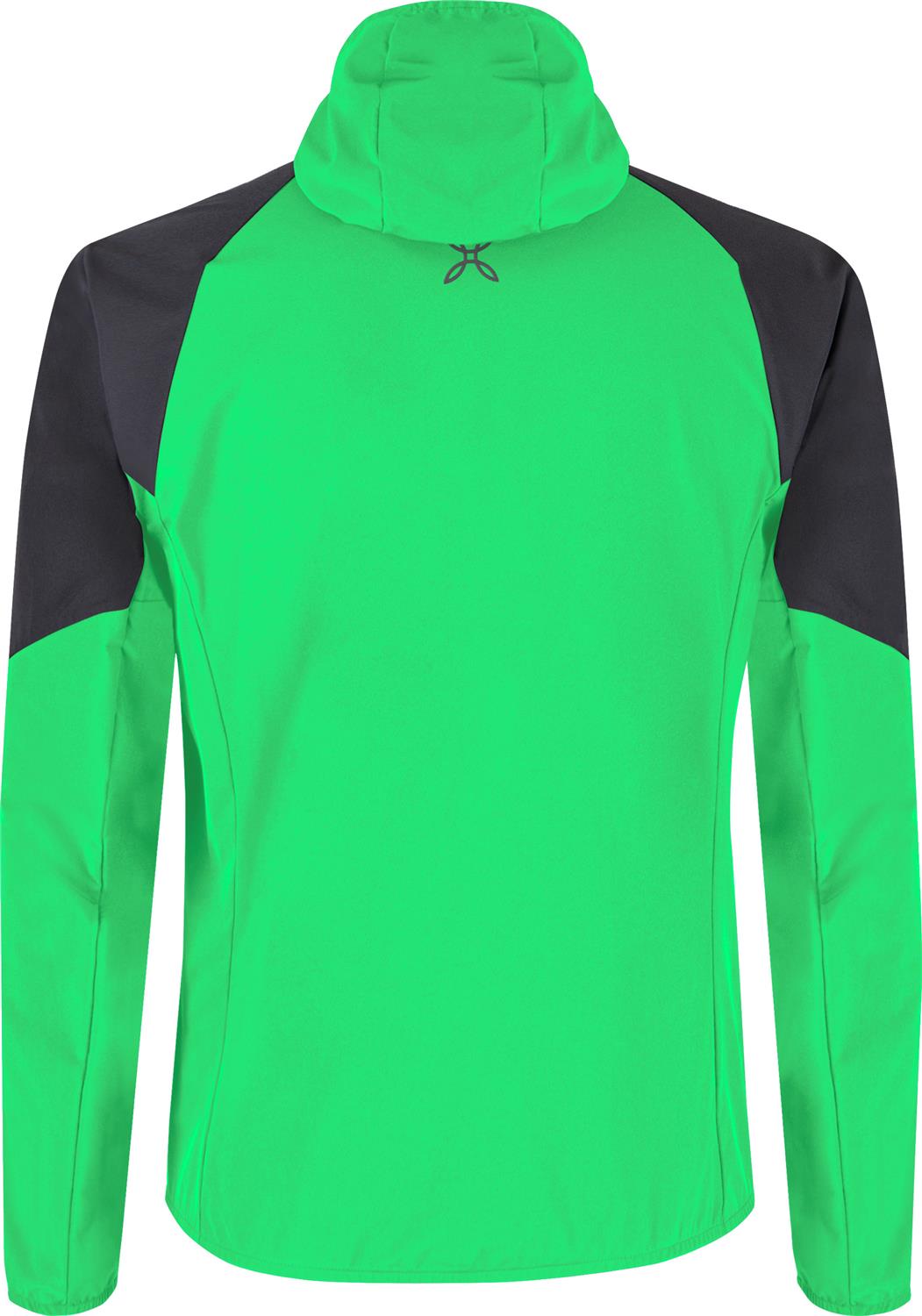 Montura - RISE HOODED JACKET — VIBE GREEN/ANTRACITE — Vista posteriore 3