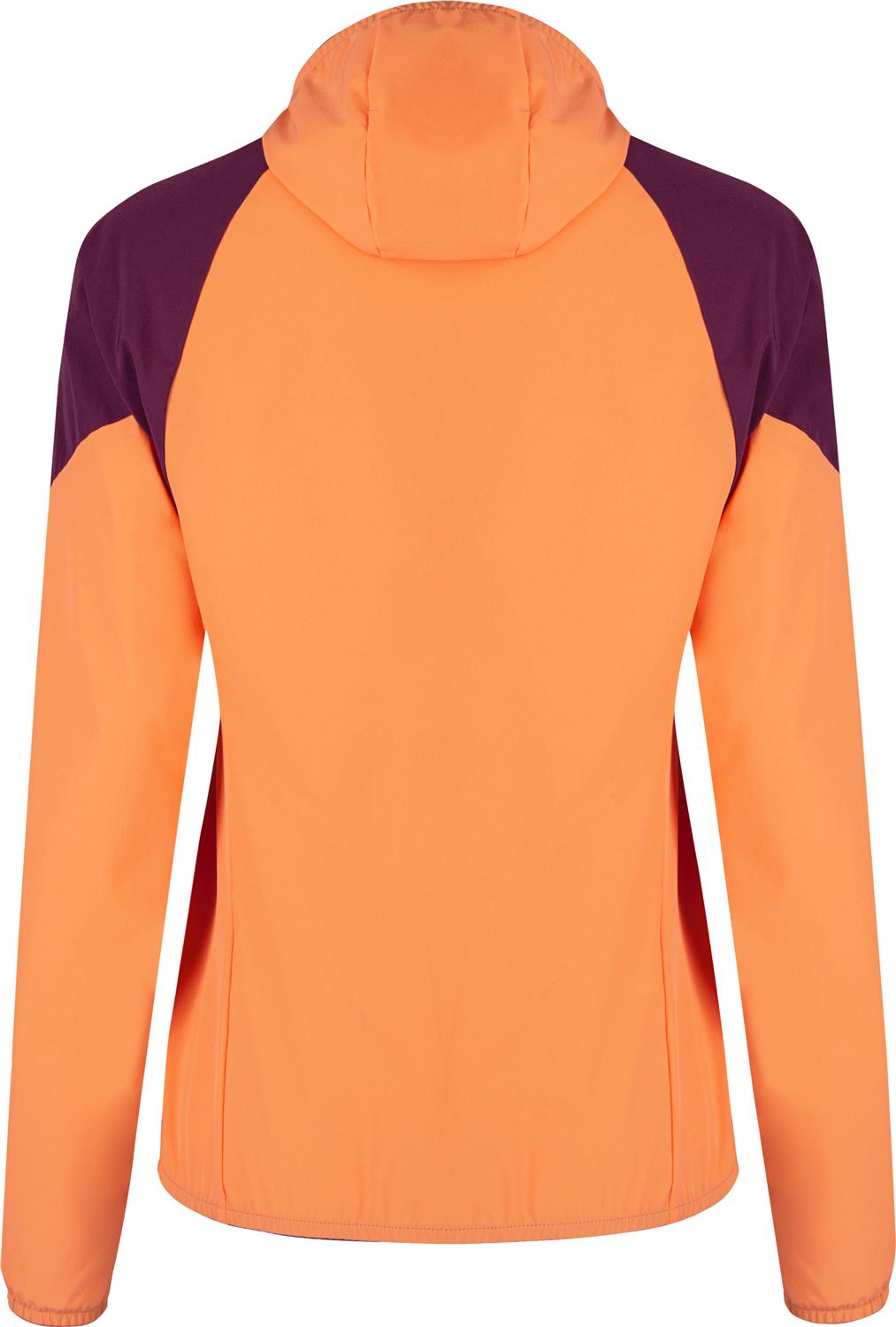 Montura - RISE HOODED JACKET WOMAN — MELON/VINACCIA — Vista posteriore 3