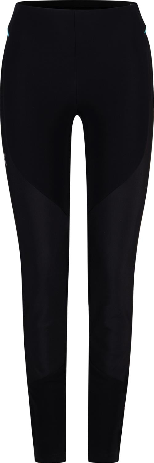 Montura - THERMO FIT 2 PANTS WOMAN — BLACK/TURQUOISE — Vista frontale 1