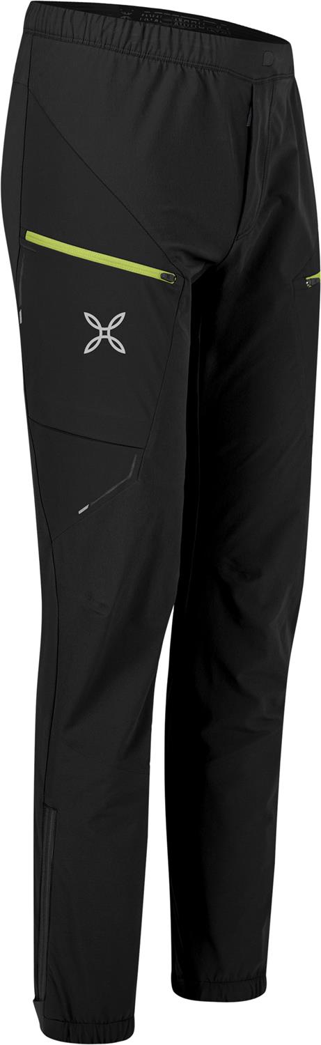 Montura - SPEED STYLE PANTS — BLACK/SUNNY LIME — Immagine 2